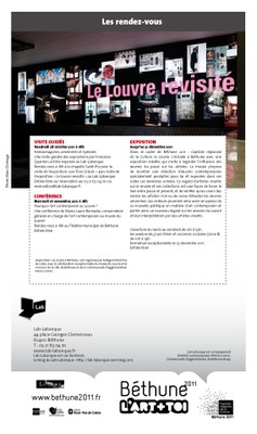 Le LOUVRE revisité avec Lab-Labanque à Béthune Le LOUVRE revisité avec Lab-Labanque à Béthune
