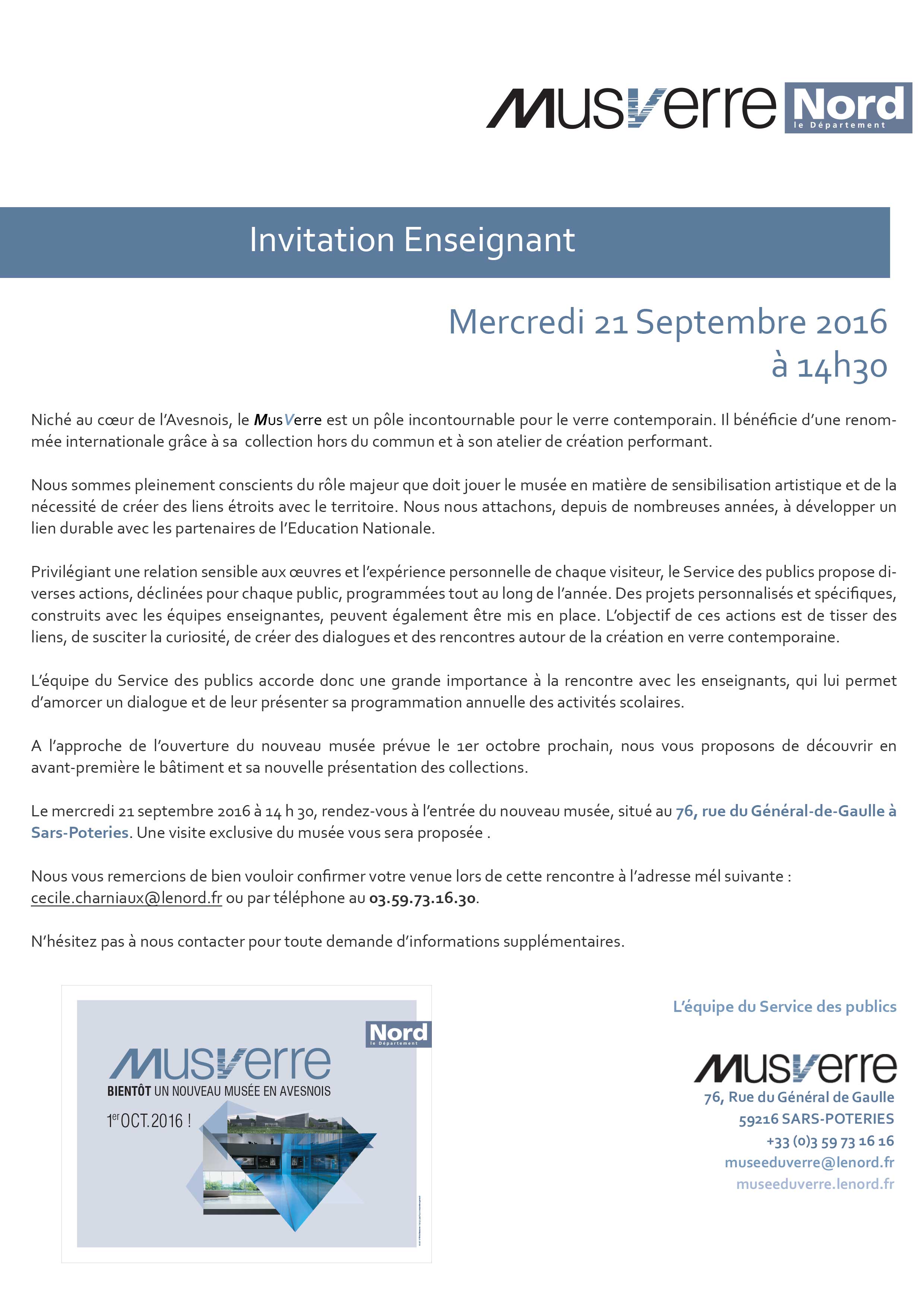 Invitation Musverre