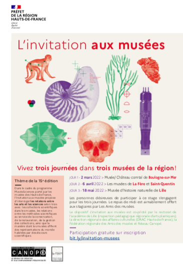 invitation aux musées 2022