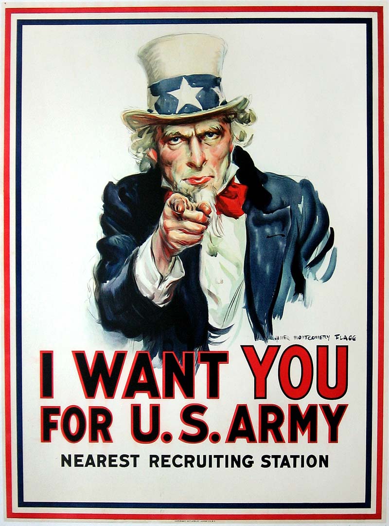 James Montgomery Flagg - I Want You for the US Army, 1917
